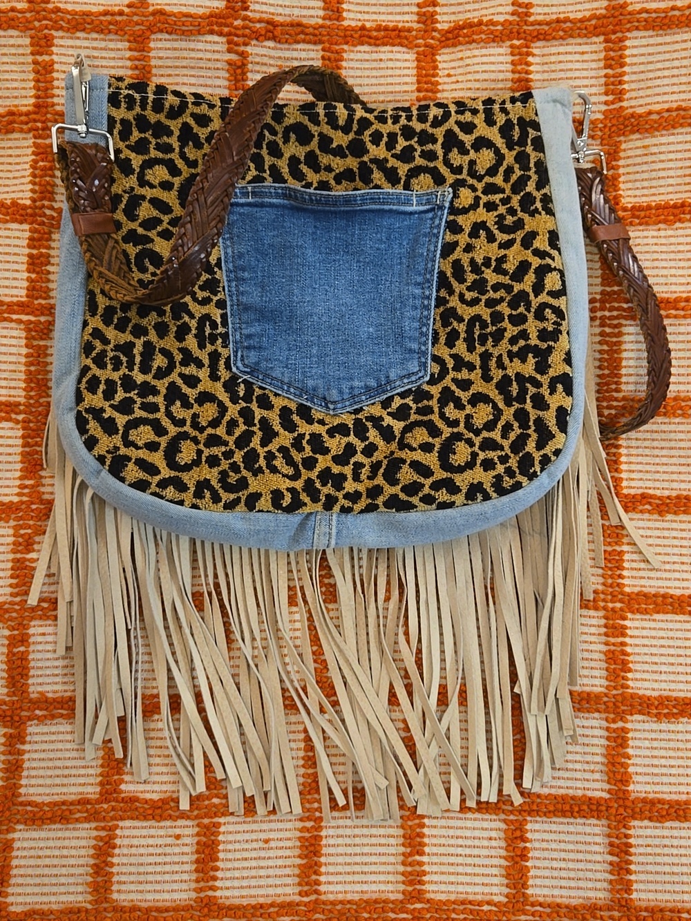 Handmade Fringe Bag - Picture 2 of 8